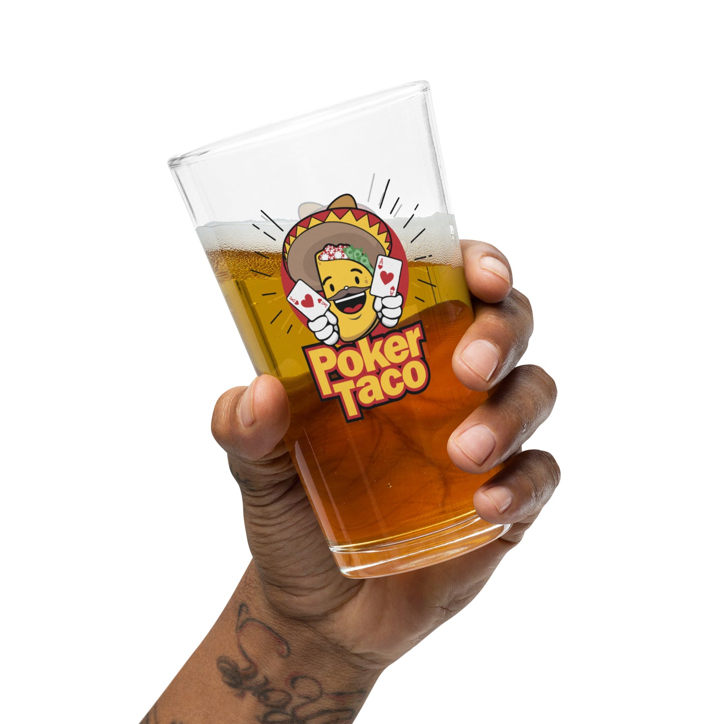 Shaker pint glass